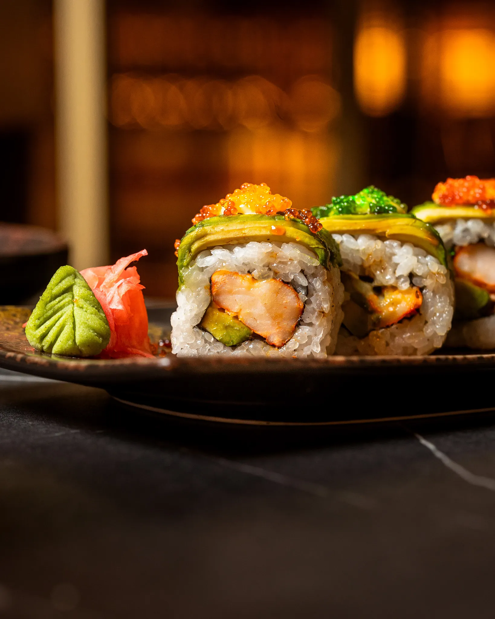 Selection of Sushi Rolls