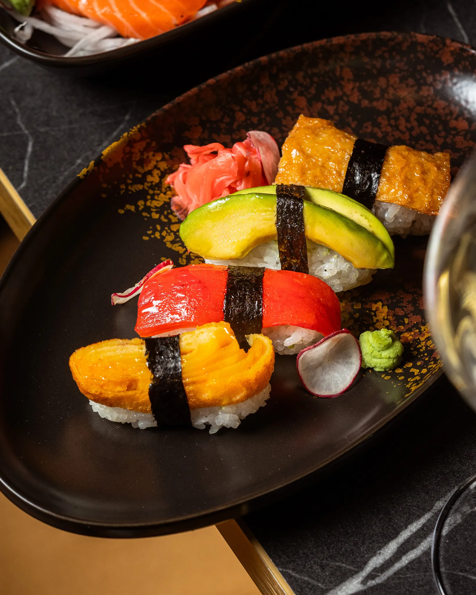 Nigiri Vegetarian Sushi Selection