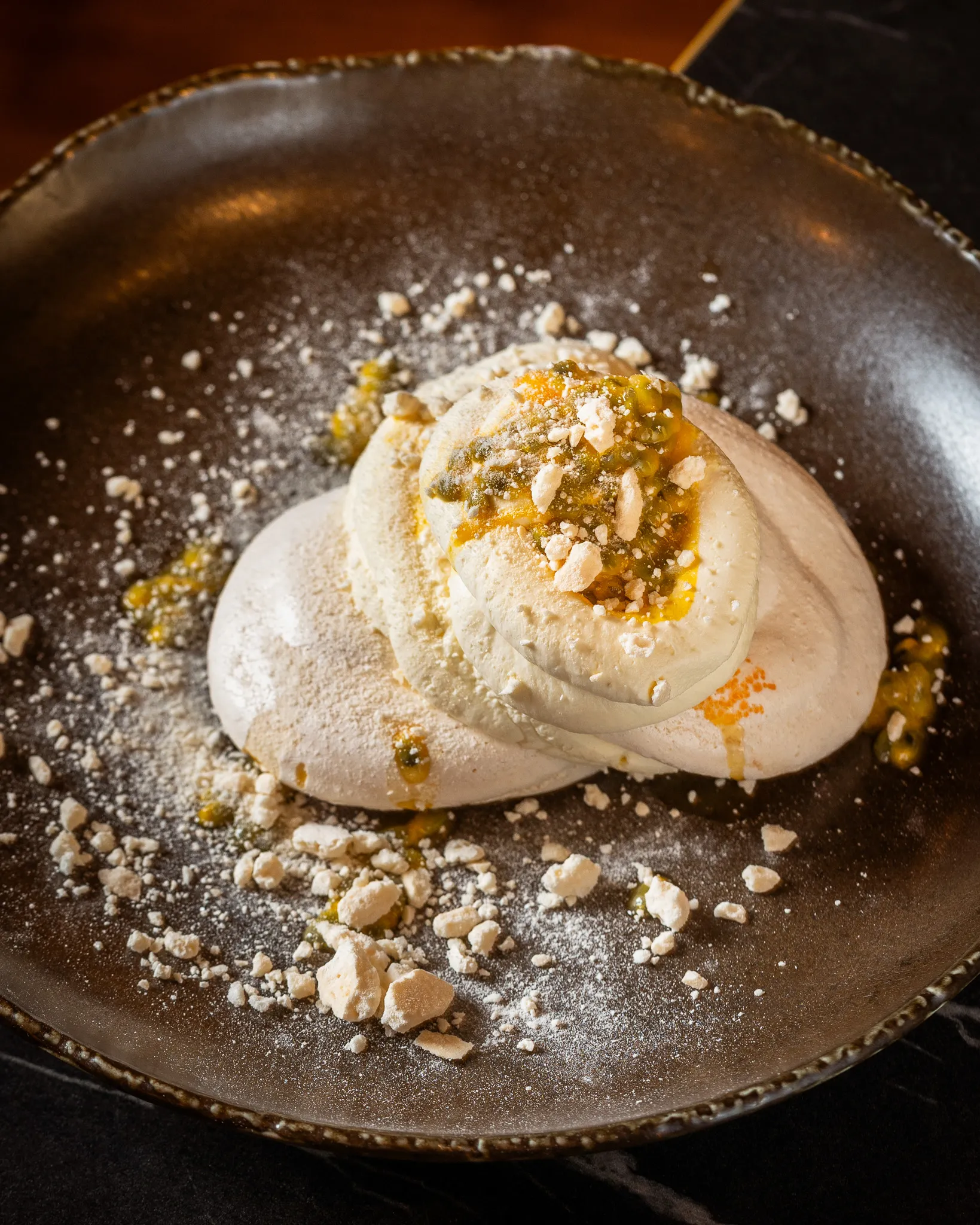 Passion Fruit Pavlova
