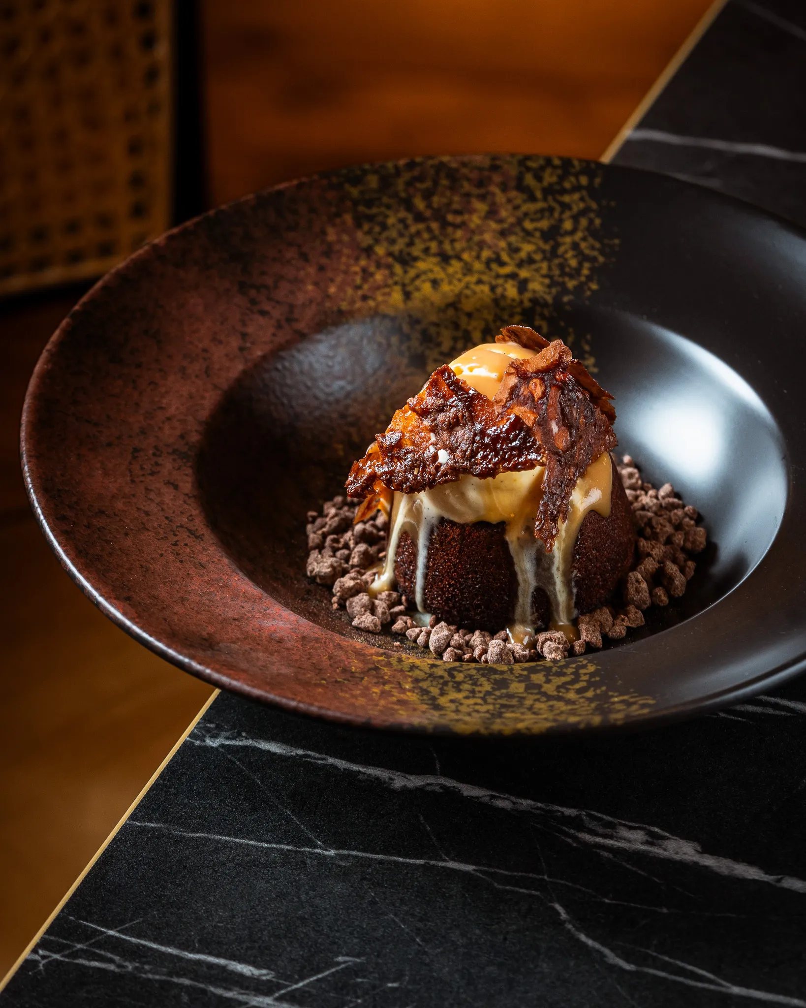 Chocolate Fondant w/ Miso Caramel