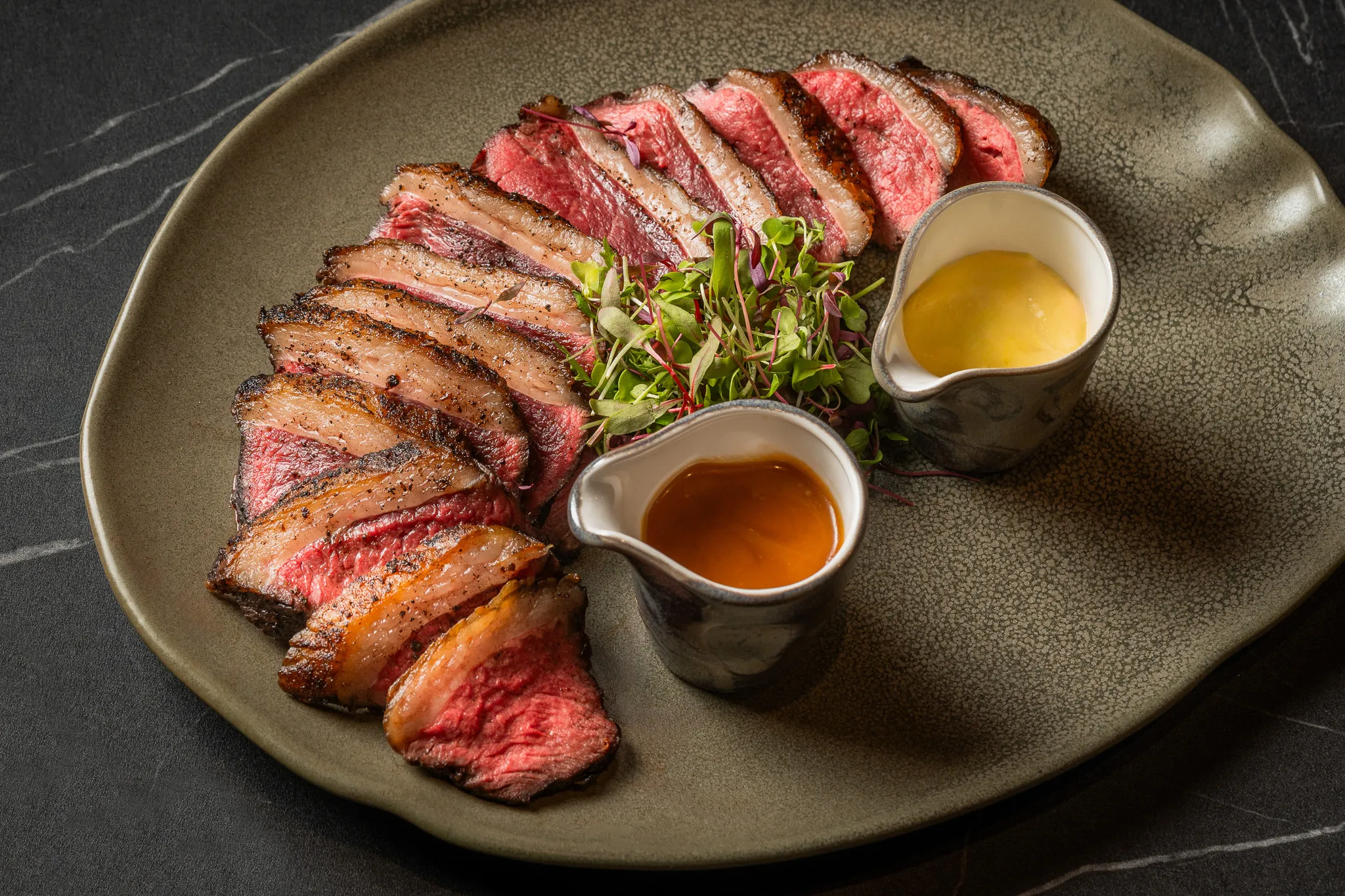 Sliced Wagyu F1 Picanha Steak