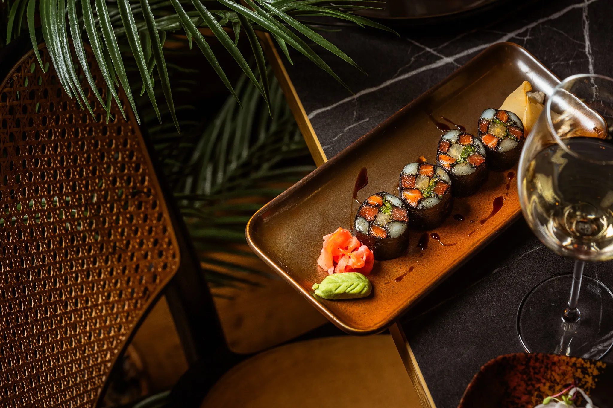Trio Fish Mosaic Sushi