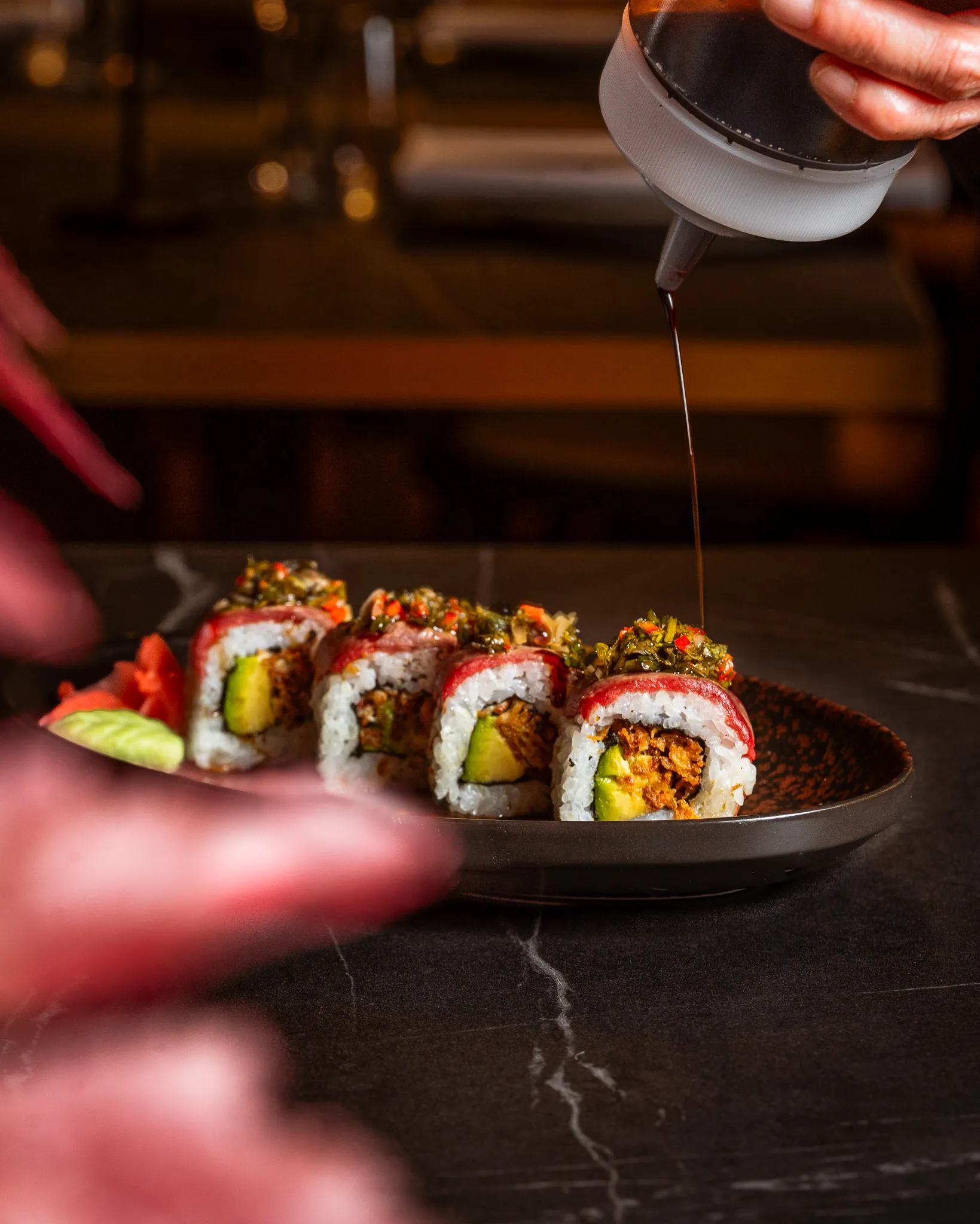 Fillet Fire Sushi Roll