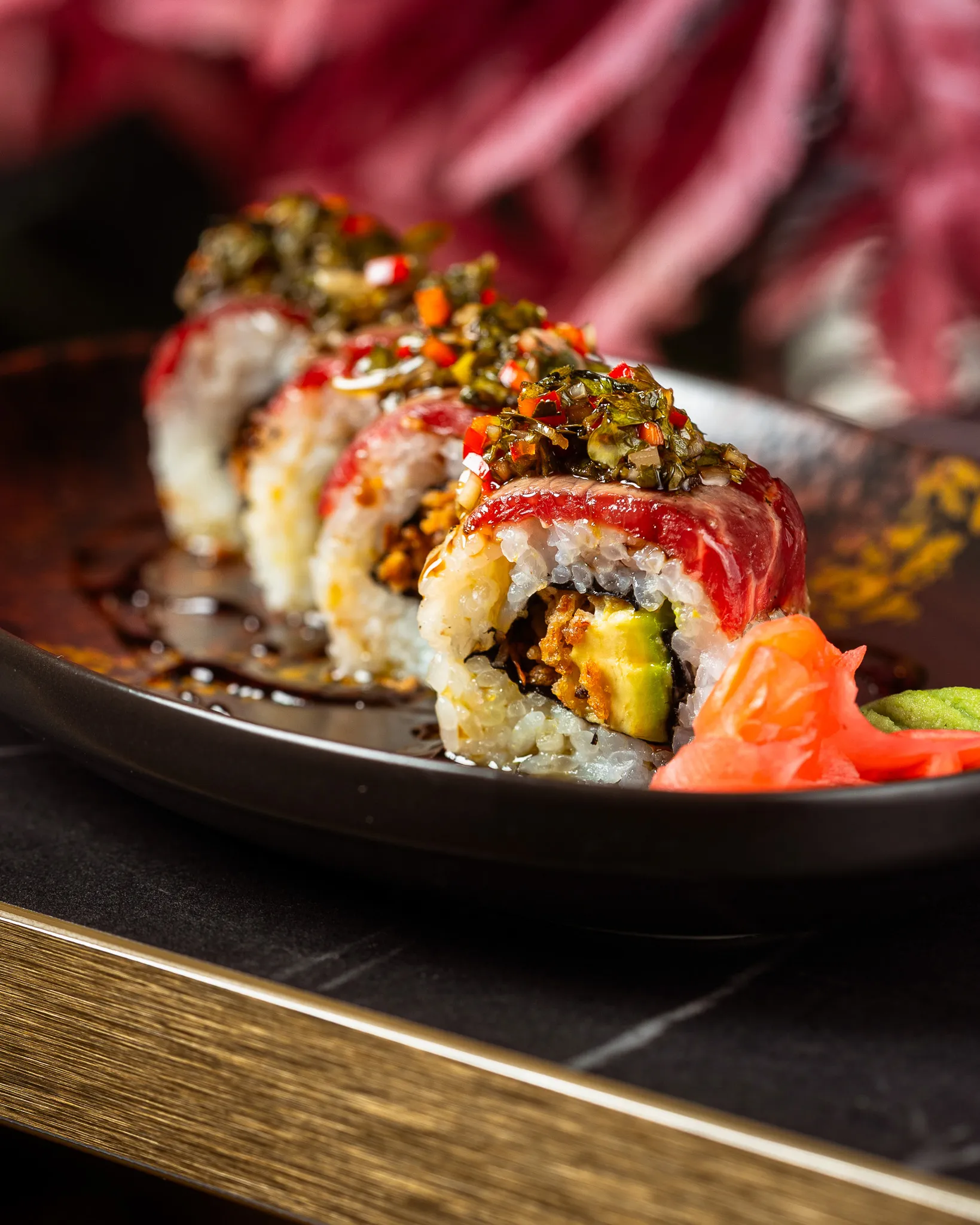Fillet Fire Sushi Roll